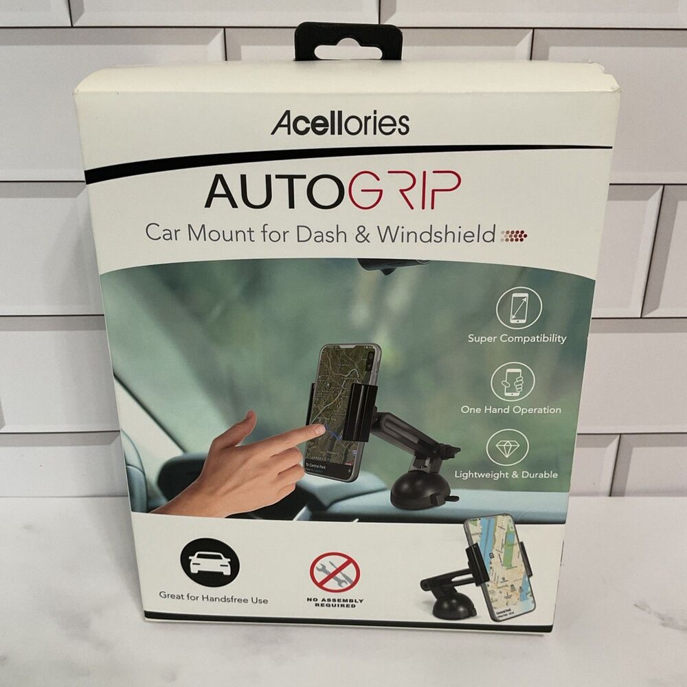 Acellories brand Car Mount for Windshield & Dashboard. Adjustable